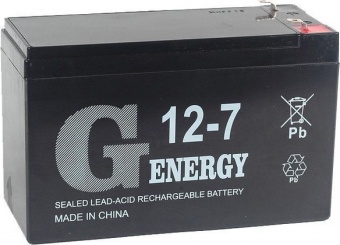 Аккумулятор 12В 7Ач G-energy 12-7