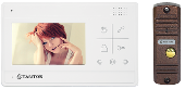 Комплект домофона Tantos LILU kit: монитор Lilu 4,3"+вызывная панель Walle (белый/медь) 