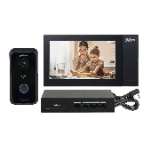 Комплект видеодомофона IP Dahua DHI-KTP02 (черный)