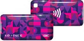 Брелок RFID Mifare ID 4 byte nUID (фиолетовый) 